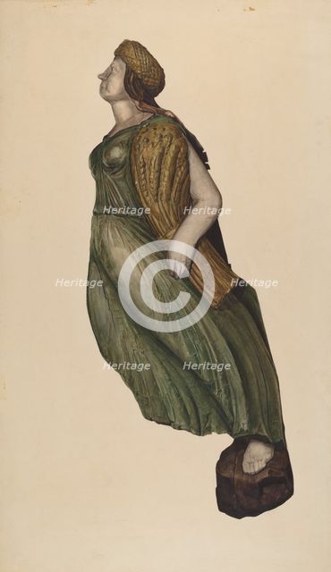 Figurehead: "Ceres", 1935/1942. Creator: Elizabeth Fairchild.