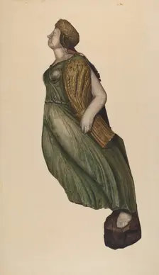 Figurehead: "Ceres", 1935/1942. Creator: Elizabeth Fairchild