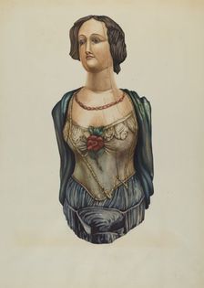 Figurehead: "Emma", c. 1938. Creator: Molly Bodenstein