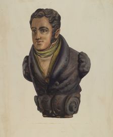 Figurehead from "Bartholomew Gosnold", 1935/1942. Creator: Unknown