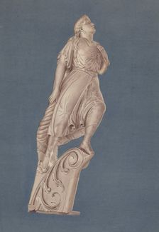 Figurehead from "Empress", c. 1938. Creator: Lucille Chabot