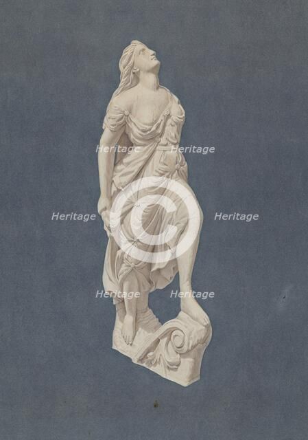 Figurehead from "Indian Princess", c. 1937. Creator: Elizabeth Moutal.