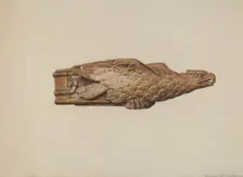 Figurehead from Schooner "Nellie G", 1935/1942. Creator: Unknown