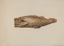 Figurehead from Schooner "Nellie G", 1935/1942. Creator: Unknown