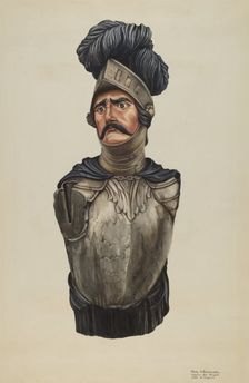 Figurehead from "The Black Prince", 1935/1942. Creator: Molly Bodenstein