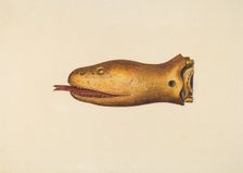 Figurehead from the "Diadem", c. 1938. Creator: Hazel Hyde