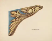 Figurehead from Yacht, 1938. Creator: Ethel Dougan