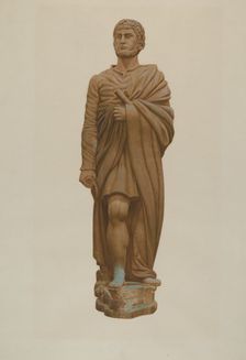 Figurehead: "Hercules", 1935/1942. Creator: John W Kelleher