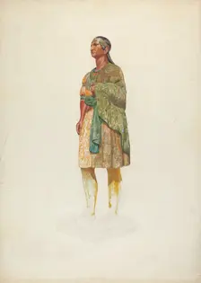 Figurehead: Indian, 1935/1942. Creator: Hazel Hyde