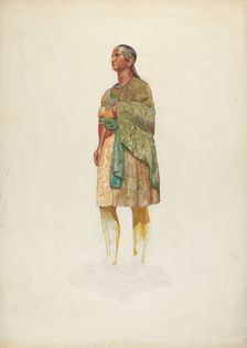 Figurehead: Indian, 1935/1942. Creator: Hazel Hyde