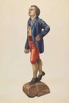 Figurehead: "Jolly Tar". Creator: Mary E Humes