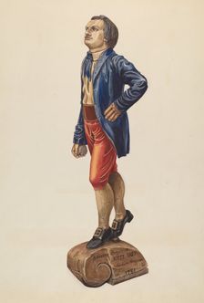 Figurehead: "Jolly Tar". Creator: Mary E Humes