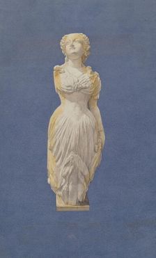 Figurehead "Marie", c. 1937. Creator: Ingrid Selmer-Larsen