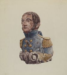 Figurehead: Naval Officer, 1935/1942. Creator: Rosamond P Gray