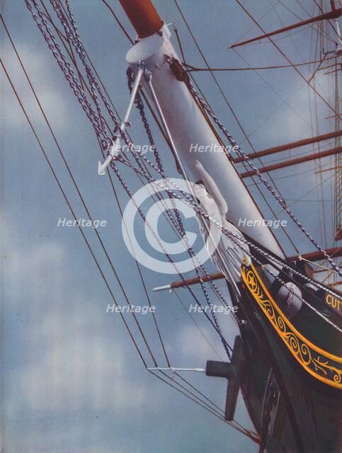 'Figurehead of the Famous Cutty Sark figure of Nanny the Witch', 1936. Artist: Unknown.