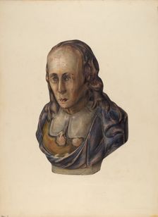 Figurehead: Pilgrim, 1935/1942. Creator: Mina Lowry