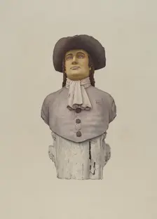 Figurehead: Quaker, 1935/1942. Creator: Unknown