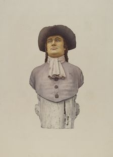 Figurehead: Quaker, 1935/1942. Creator: Unknown