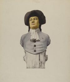Figurehead: "Quaker", c. 1939. Creator: Elizabeth Moutal