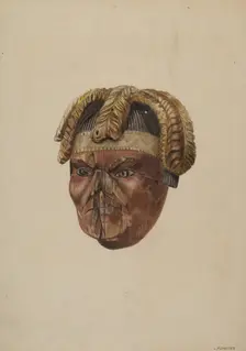 Figurehead "S.S. Robert Fulton", 1935/1942. Creator: Louis Plogsted