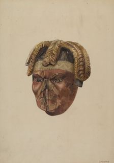 Figurehead "S.S. Robert Fulton", 1935/1942. Creator: Louis Plogsted