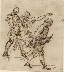 Figures Carrying a Body, 1655/1665. Creator: Unknown