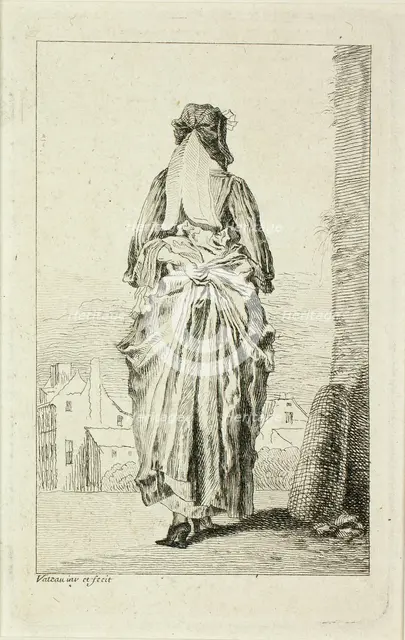 Figures de modes, c. 1710. Creator: Jean-Antoine Watteau.