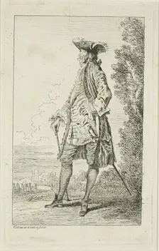 Figures de modes, c. 1710. Creator: Jean-Antoine Watteau