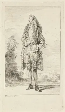 Figures de modes, c. 1710. Creator: Jean-Antoine Watteau