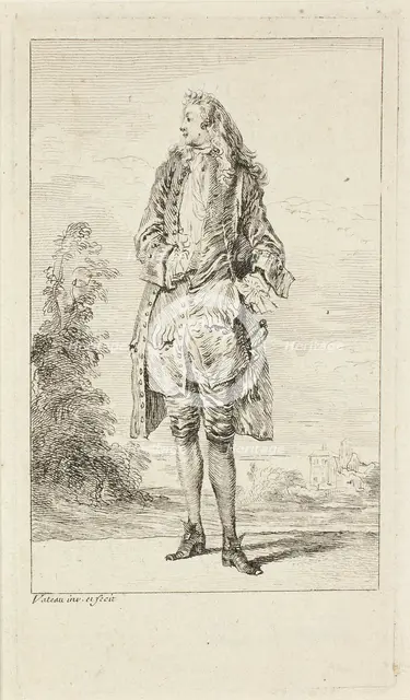 Figures de modes, c. 1710. Creator: Jean-Antoine Watteau.