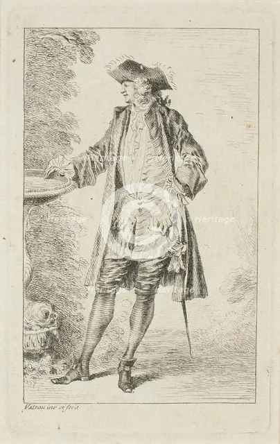Figures de modes, c. 1710. Creator: Jean-Antoine Watteau.