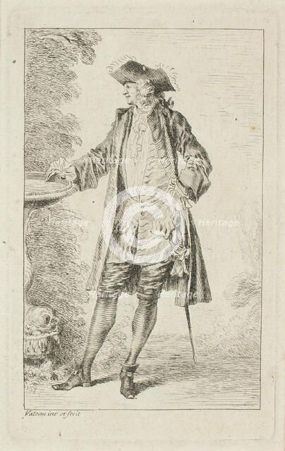 Figures de modes, c. 1710. Creator: Jean-Antoine Watteau.
