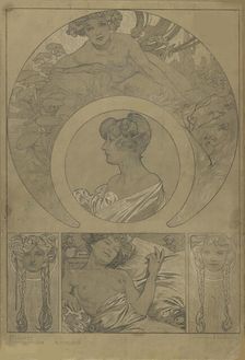 Figures décoratives, 1902. Creator: Mucha, Alfons Marie (1860-1939)