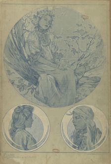 Figures décoratives, 1902. Creator: Mucha, Alfons Marie (1860-1939)