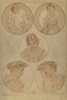 Figures décoratives, 1902. Creator: Mucha, Alfons Marie (1860-1939)