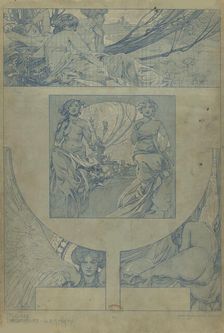 Figures décoratives, 1902. Creator: Mucha, Alfons Marie (1860-1939)