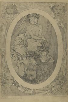 Figures décoratives, 1902. Creator: Mucha, Alfons Marie (1860-1939)