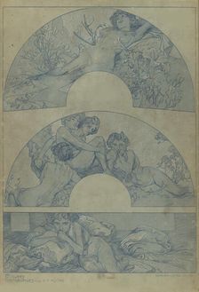 Figures décoratives, 1902. Creator: Mucha, Alfons Marie (1860-1939)