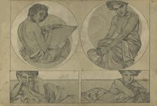 Figures décoratives, 1902. Creator: Mucha, Alfons Marie (1860-1939)