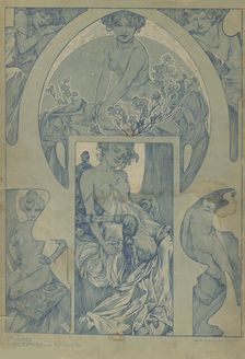Figures décoratives, 1902. Creator: Mucha, Alfons Marie (1860-1939)