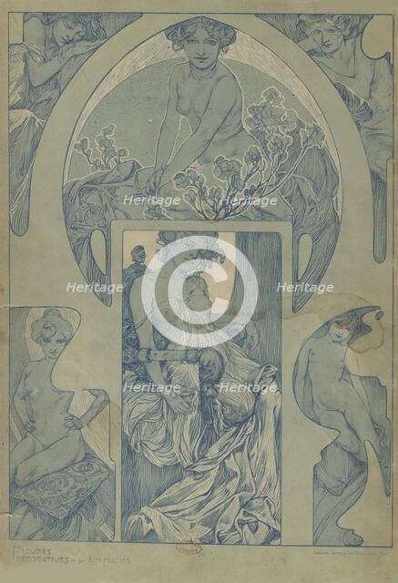 Figures décoratives, 1902. Creator: Mucha, Alfons Marie (1860-1939).