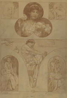 Figures décoratives, 1902. Creator: Mucha, Alfons Marie (1860-1939)