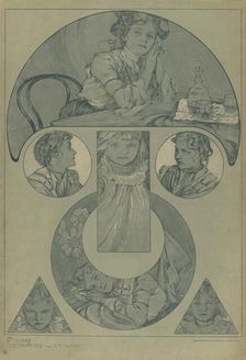 Figures décoratives, 1902. Creator: Mucha, Alfons Marie (1860-1939)