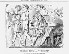 Figures from a "Triumph" 1878. Creator: Joseph Swain