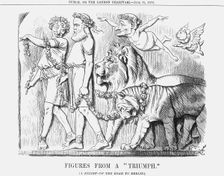 Figures from a "Triumph" 1878. Creator: Joseph Swain