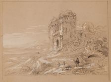 Figures in a Landscape, c1820-1848. Creator: Thomas Cole