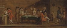 Figures in a Tavern or Coffee House, ca. 1725 or after 1750. Creator: Joseph Highmore