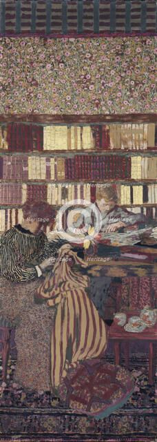 Figures in an interior. Work, 1896. Creator: Edouard Vuillard.