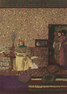 Figures in an interior. Intimacy, 1896. Creator: Edouard Vuillard