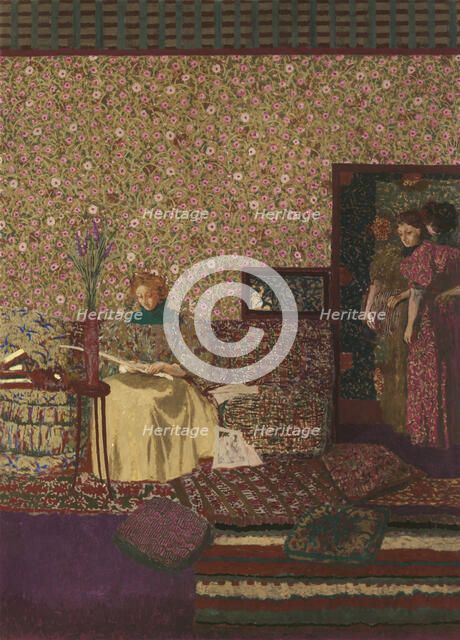 Figures in an interior. Intimacy, 1896. Creator: Edouard Vuillard.